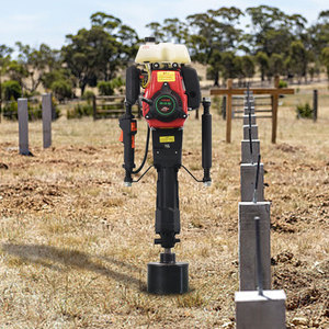 India/China Portable Petrol Handheld Pile <b>Driver</b> Pump Lower Price Construction Fence <b>Post</b> Gearbox Engine Bearing Core Components - Product Image 6