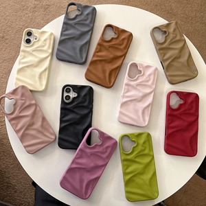 Custodia per telefono alla moda in TPU 3D effetto rugoso, adatta per <span class=keywords><strong>iPhone</strong></span> 17 16 15 Pro Max, morbida, color caramella, antiurto, protettiva - Product Image 1