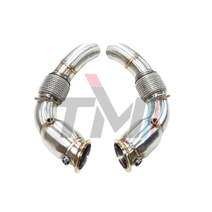 TM hiệu suất chất lượng cao 3.0 ''SS304 200 di động thể thao catted xả downpipes cho B m W F10 M5 <span class=keywords><strong>m5c</strong></span> F06 F12 F13 M6 m6c - Product Image 1