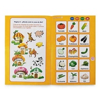 Livres cartonnés écologiques pour enfants d'âge préscolaire OEM, pour développer l'intelligence et apprendre l'anglais et les langues multiples