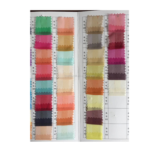 قماش حرير أورجانزا 100% من هاوماي، لون أصفر فاتح، 6 متر/متر، 55 سم، 140 سم، لفساتين الزفاف والمعاطف والستائر، مباشرة من الصين، حرير خام - Product Image 1