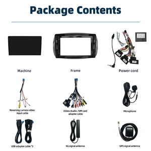 Autoradio Video Android 13 per Mercedes Benz Smart <span class=keywords><strong>Fortwo</strong></span> 3 C453 A453 W453 2014-2020 8+128G con Ventola di Raffreddamento Fotocamera 360 e CarPlay - Product Image 6