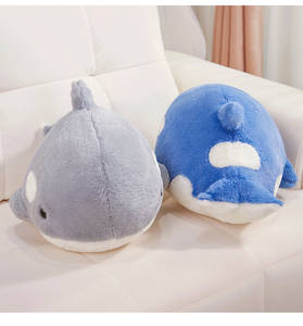 填充动物-舒适伴侣-超软动物毛绒玩具海洋动物-35厘米2色助理现实的虎鲸 - Product Image 4