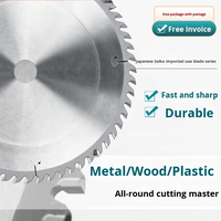 Lame de scie circulaire industrielle de 10 pouces en alliage dur revêtu de CrN - Lame de scie de table pour la coupe du bois/métal/plastique Haute précision
