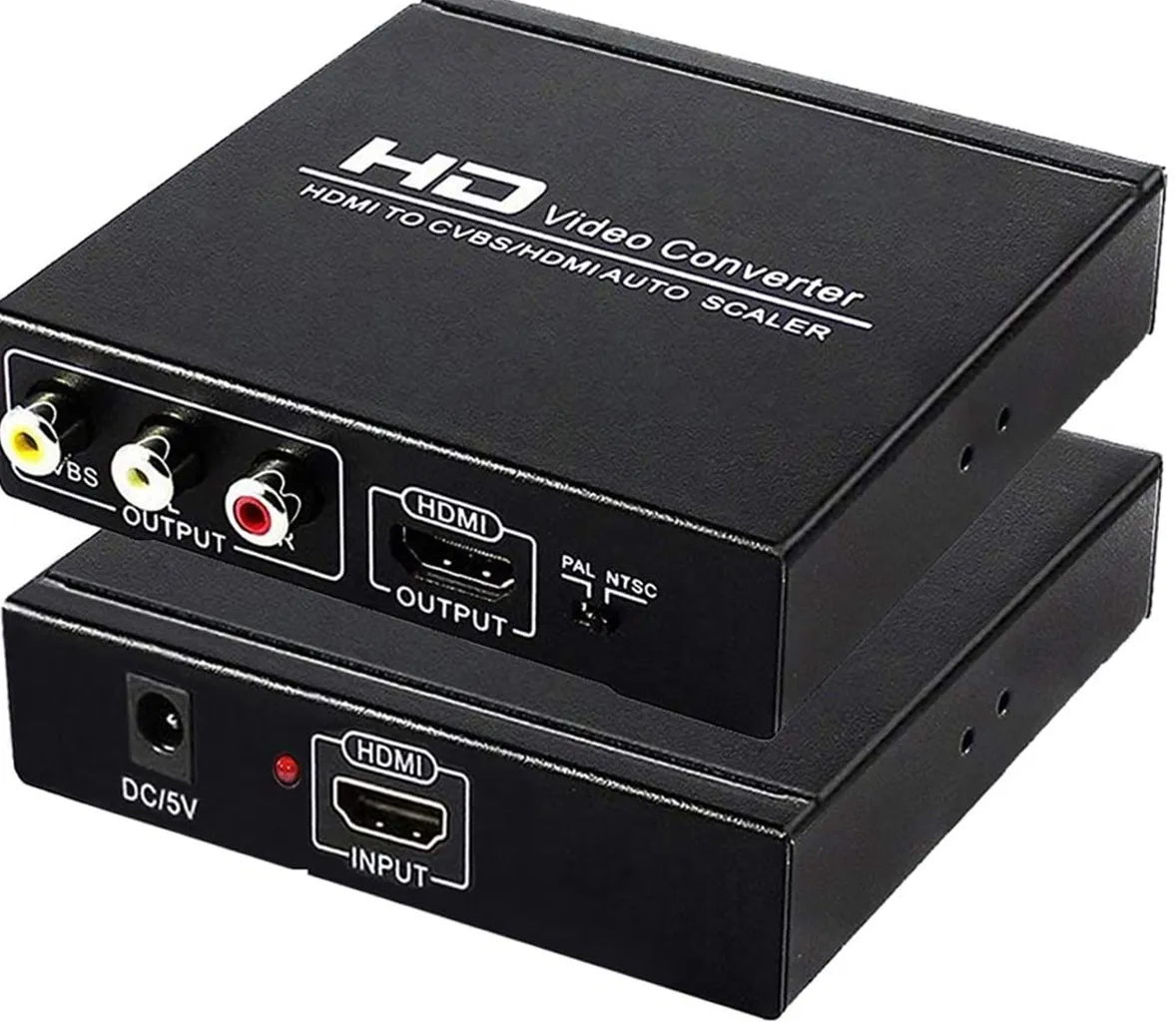 Lowest Price HD TV Camera Video Audio Adapter Splitter Mini Composite AV Hdmi To AV Converter Cable
