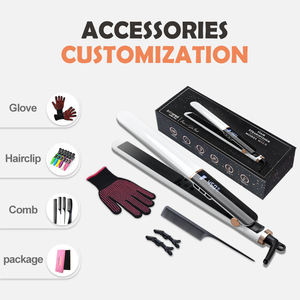 Réaliser sans effort des boucles 360 cordon d'alimentation pivotant Lcd Salon russe fer à lisser pour toutes les coiffures - Product Image 4