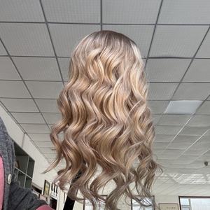 <span class=keywords><strong>Peluca</strong></span> de cabello humano de color <span class=keywords><strong>Sandy</strong></span> Balayage, gorra de lujo, <span class=keywords><strong>peluca</strong></span> Base de seda, cabello humano europeo virgen de lujo, pelucas médicas superiores de seda al por mayor - Product Image 5