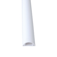 Type de fente de goulotte de PVC en forme d'arc fente de câblage décoration de la maison ligne de protection de câblage goulotte d'installation de Surface