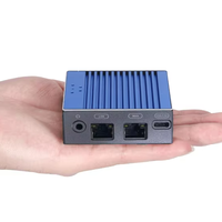 Mini PC Industrial Compacto con RK3399 Basado en ARM, DDR4, Doble LAN, Pantalla HD, para Firewall, Router, Seguridad de Red