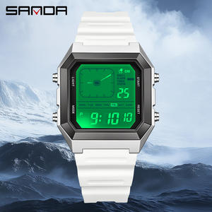 SANDA 6307 Nuevo Reloj Electrónico LED para Hombre, Reloj Deportivo Impermeable con Alarma, Reloj Multifuncional de Moda para Estudiantes - Product Image 5