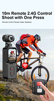 Cámara Deportiva de Acción, Videocámara con Grabación de Video 5K, Videocámara de Bolsillo para Bicicleta con WiFi, Videocámara para Vlogging con Reconocimiento Facial, Mini Cámaras con Seguimiento, OEM