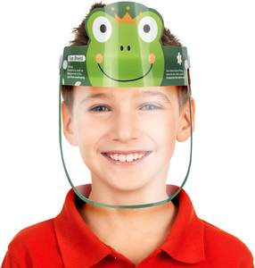 Penutup Wajah Lucu dengan Visor Bening Karet Gelang Dapat Digunakan Kembali Transparan untuk Aktivitas Luar Ruangan (Perempuan) - Product Image 1