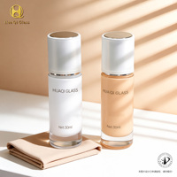 Vente flash - Flacon en verre plat personnalisé de 30 ml, flacon en verre à fond épais pour fond de teint liquide, emballage de flacons en verre pour maquillage