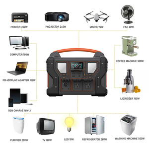 Batterie de secours lifepo4 500w 600w 700w centrale électrique 230v générateur <span class=keywords><strong>solaire</strong></span> batterie externe <span class=keywords><strong>portable</strong></span> <span class=keywords><strong>pour</strong></span> camping en plein air <span class=keywords><strong>pour</strong></span> réfrigérateur - Product Image 4