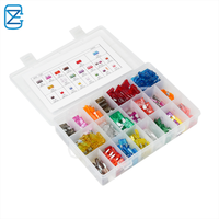 Kit d'assortiment de 300 mini-fusibles standard - 2A-40A avec extracteur de fusibles pour voiture, bateau, camion, SUV, automobile