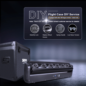 Shehds mới 6x500mW RGB + RGB chùm 6 mắt di chuyển đầu laser ánh sáng laser hiển thị hệ thống di chuyển đầu hiệu ứng sân khấu ánh sáng - Product Image 2