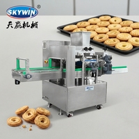 Machine automatique de dépose de biscuits miniatures, machine industrielle rotative pour la fabrication de biscuits, pour les fournisseurs