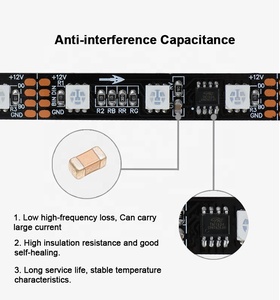 Dc12v tm1934 <span class=keywords><strong>4pin</strong></span> địa chỉ <span class=keywords><strong>RGB</strong></span> 60LED <span class=keywords><strong>LED</strong></span> Pixel Băng lập trình không thấm nước 12V <span class=keywords><strong>LED</strong></span> Strip ánh sáng - Product Image 3