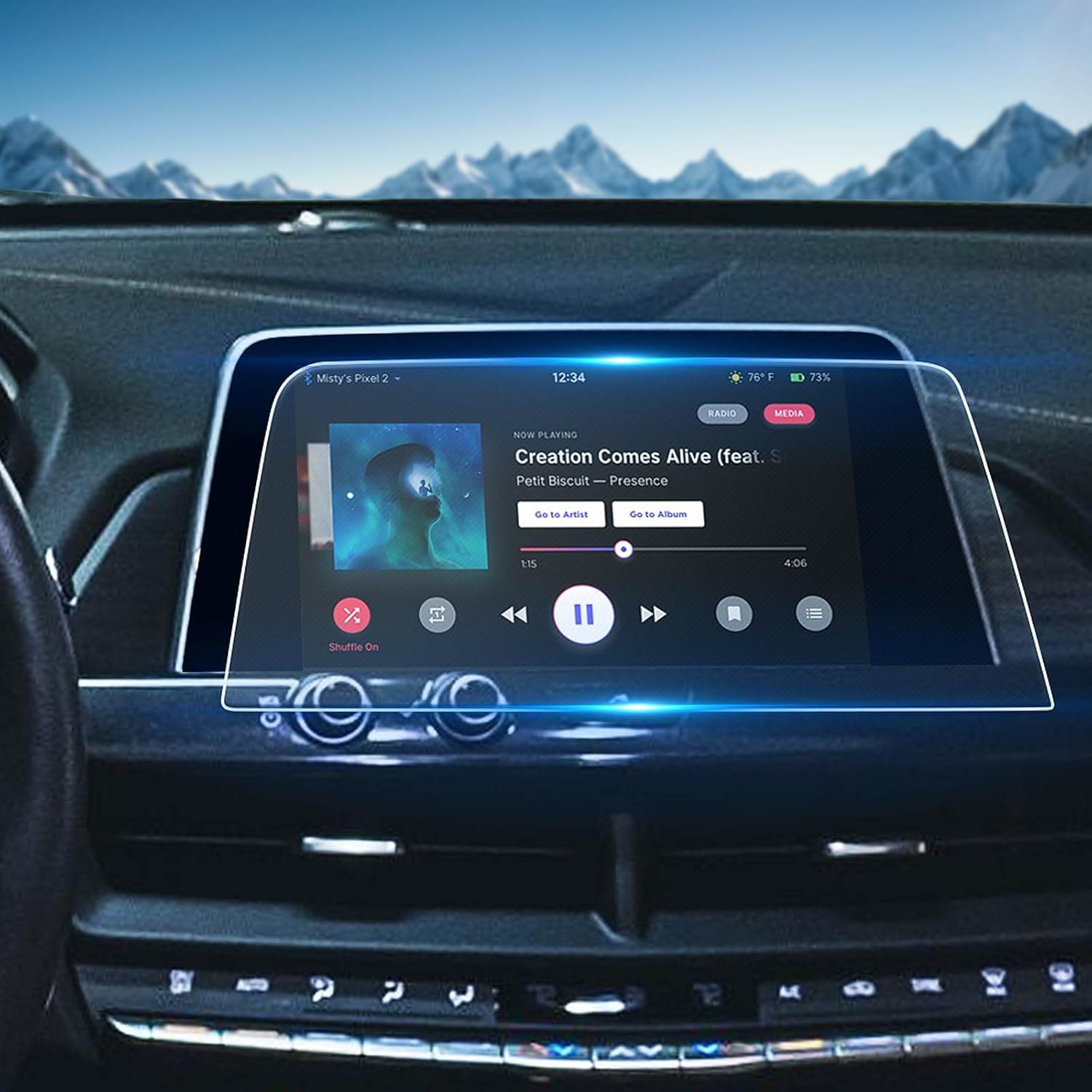 Cadillac XT4 19~23 &amp; CT4 20~25 8 pouces 1 pièce