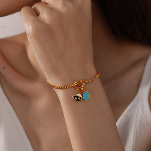 Accessoires de bijoux DIY en acier inoxydable, pendentifs de formes variées pour la création de colliers, motifs cœur et visage souriant - Product Image 4