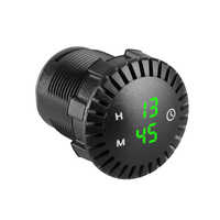 Vente en gros d'horloges de tableau de bord 12V 24V pour voiture, horloge numérique LED pour voiture