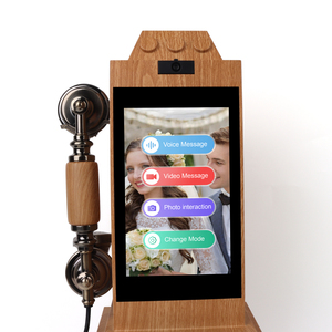 Cabina Telefonica per Libro degli Ospiti con Video da 64GB, Schermo Touch da 8'', Libro degli Ospiti Audio, Telefono d'Epoca per Matrimoni - Product Image 4