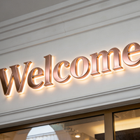 Letras Acrílicas 3D Iluminadas con LED Cortadas con Láser para Ferias Comerciales, Edificios, Bodas y Uso Doméstico con Control por Aplicación, Resistentes al Agua IP65