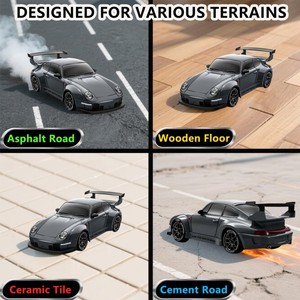 <span class=keywords><strong>Mini</strong></span>-<span class=keywords><strong>voiture</strong></span> télécommandée de course et de drift 2026, modèle RC à l'échelle 1/24, vitesse 20 km/h, jouet télécommandé d'intérieur - Product Image 6