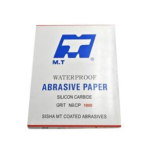 Papel de <span class=keywords><strong>Lija</strong></span> Rectangular de Carburo de Silicio Resistente al Agua, Grano 180-3000, Dureza Media, Grosor de 3.0 mm, Diámetro de 100 mm, <span class=keywords><strong>para</strong></span> Madera/<span class=keywords><strong>Metal</strong></span>/Automóviles - Product Image 2