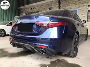 Diffusore Posteriore in Fibra di Carbonio per <span class=keywords><strong>Alfa</strong></span> <span class=keywords><strong>Romeo</strong></span> Giulia 2017-2019 - Product Image 4