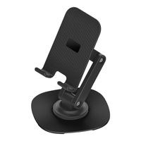 Ajustable à 360° °   Support de téléphone de bureau rotatif, support mobile pliable réglable en hauteur et en angle pour smartphone