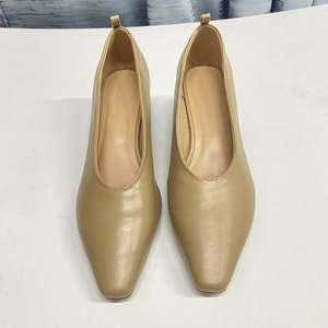 Zapatos de Vestir para Mujer 100% Cuero Vacuno de Primera Calidad, Plantilla de Piel de Oveja, Tacón de 5cm, Zapatos de Oficina para Reuniones de Negocios, Personalización de Logotipo de Fábrica - Product Image 6