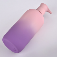 Emballage de soins capillaires en plastique recyclé écologique en gros, flacon pompe pour lotion, flacon de shampoing 150 ml, logo personnalisé