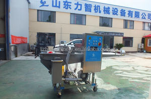 Machine à paner automatique neuve de la marque <span class=keywords><strong>KFC</strong></span> (à pulvérisation) Moteur haute efficacité Acier inoxydable Sus304 Capacité de 200 à 500 kg/h pour la viande - Product Image 2