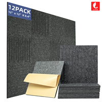 Offre spéciale Panneau acoustique de plafond insonorisant 3D amortissement du bruit Panneau mural de diffuseur acoustique en fibre de polyester