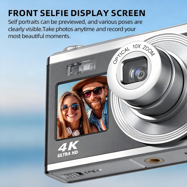 48MP Ultra HD Resolution 16X Zoom Retro Camara Fotografica 4K Video Appareil Photo Professionnel Portable Digital Camera