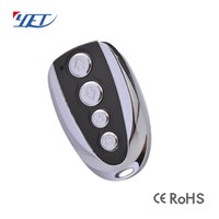 Control Remoto Inalámbrico RF de 4 Botones con Código de Aprendizaje para Fabricantes, 100m, Impermeable, para Puerta de Garaje y Portón Automático YET003