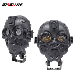 Faro LED Qideguan para Motocicleta, 12-24V, IP67, Diseño Alienígena, para Modificación de Bicicletas Eléctricas y Motocicletas - Product Image 1