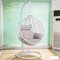 Fauteuil suspendu en forme d'œuf double personnalisable, fauteuil suspendu en forme d'œuf double, nid d'oiseau, fauteuil suspendu en rotin pour jardin, fauteuil suspendu pour bébé, cocon