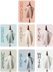 55*60CM Soft Waffle Hooded Babi <strong>Poncho</strong> Children Bath Robe Kids Cotton Beach Bath <strong>Towel</strong> for <strong>Girls</strong> Swimming <strong>Towel</strong> Hoodie for Kids - Product Image 6