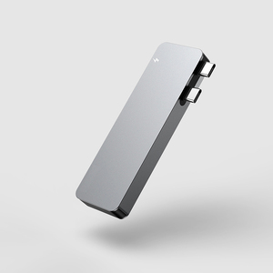 DC6S Macbook Pro ハブ デュアルポート USB-<span class=keywords><strong>C</strong></span> ハブ 2* USB-<span class=keywords><strong>A</strong></span> 3.0 カードリーダー Macbook Pro ハブ Macbook Air カードリーダー - Product Image 5