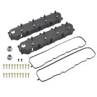 Nắp chụp van bằng nhôm đúc đen GM LT GEN V có giá đỡ cuộn dây dành cho LT1 LT4 L83 L86 5.3L 6.2L 2014-2026, nắp dầu cao 2-1/2 inch