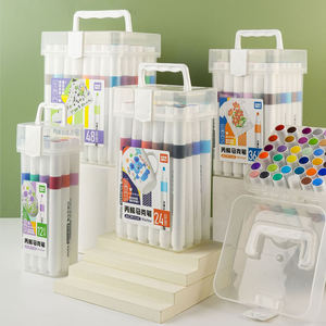 โรงงาน GF ขายส่งปากกาสีอะคริลิคหลายสี 12/24/36/48 สี สำหรับเด็กและผู้ใหญ่ วาดภาพ ระบายสีถาวร ปากกาสำหรับงานศิลปะ - Product Image 1