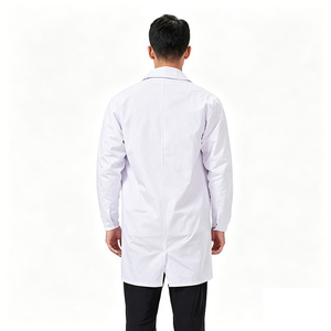 Chaqueta de Seguridad Certificada EN388, Anti-cuchillos, Anti-cortes, con Protección para el Cuello, Manga Larga, Uniforme Médico Blanco, Autodefensa - Product Image 4