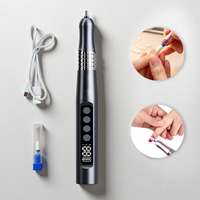 Stylo de manucure Zeal Shine avec logo personnalisé, lime à ongles électrique rechargeable avec lampe UV pour le vernis et le durcissement du gel