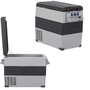 Réfrigérateur de <span class=keywords><strong>Camping</strong></span> antichocs avec panneau solaire, pour voiture et <span class=keywords><strong>Camping</strong></span>, pour la maison et pour une fête ou un camion - Product Image 3