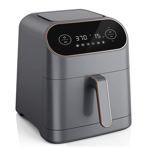 Friggitrice ad Aria Elettrica Quadrata in Acciaio Inox da 8L con Display Digitale, Grande Capacità <span class=keywords><strong>XL</strong></span> per Uso Domestico - Product Image 1