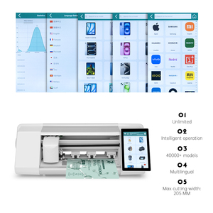 Cortador de película de hidrogel ilimitado completamente automático, máquina de corte de protector de pantalla con pantalla táctil HD de 7 pulgadas, 16 idiomas - Product Image 3