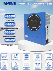 Inversor Solar Híbrido ANJ-4.2KW-24V-WIFI 24V On/Off Grid con Doble Salida 220/230VAC 120A 50/60Hz y Controlador de Carga Solar PV 60-500V - Product Image 3