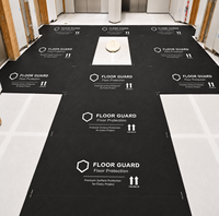 Feuille de protection de sol en plastique ondulé PP, taille personnalisée, ignifuge, pour la rénovation intérieure des navires